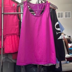 EUC racer back tank.